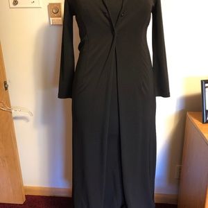 111 State Black dress over coat (s)